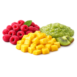 Fruit en fruitpuree