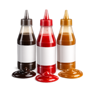 Dessertsaus en sorbetsaus