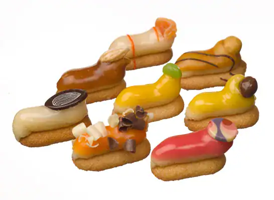 Amandel Petit Fours Ovaal