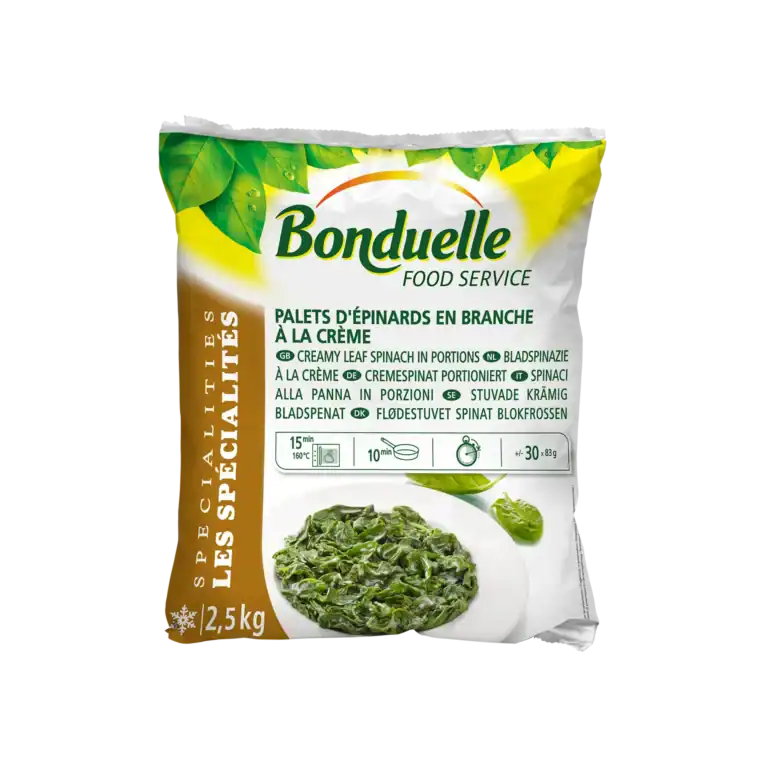 Bladspinazie À La Crème