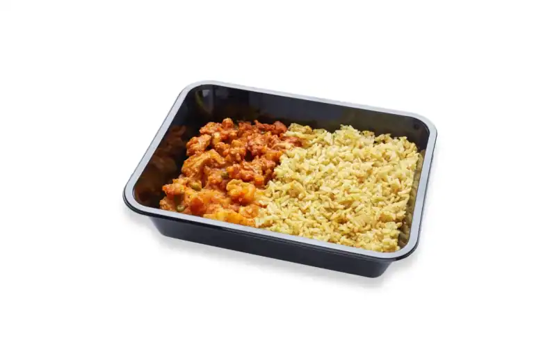 Indiase Rijst, Chicken Tikka, Mix Groenten