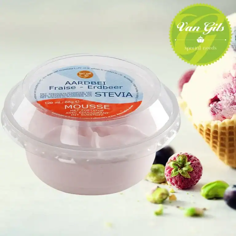 3610 Sv Aardbei Mousse Cups