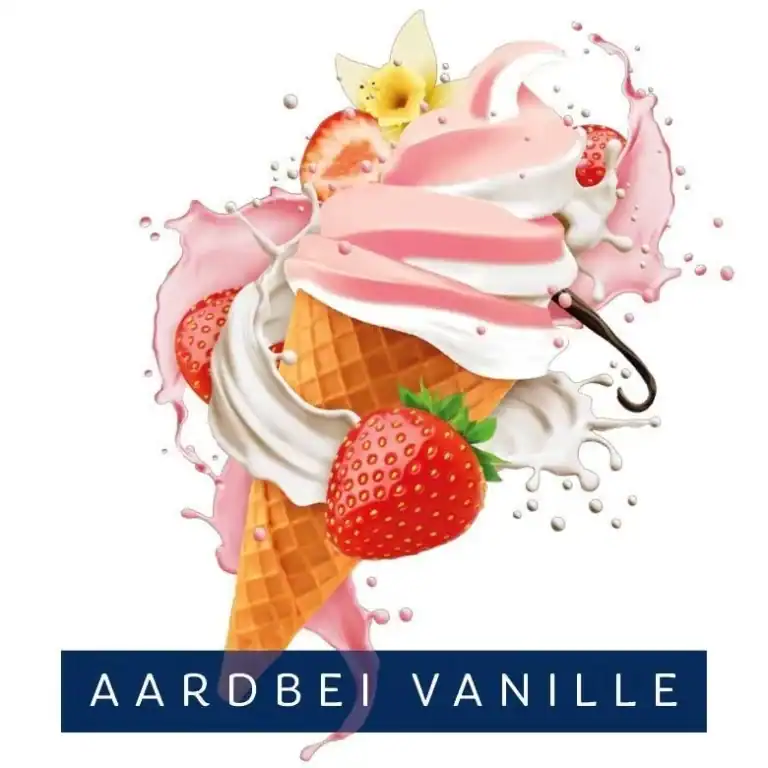 One Shot Aardbei / Vanille Roomijs