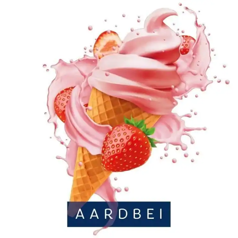 One Shot Aardbei Roomijs