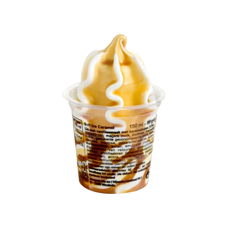 Soft Ice Cup Caramel