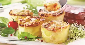 Aardappelgratin Portie