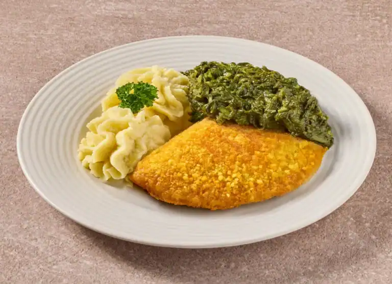 Kip Cordon Bleu Met Spinazie A La Creme