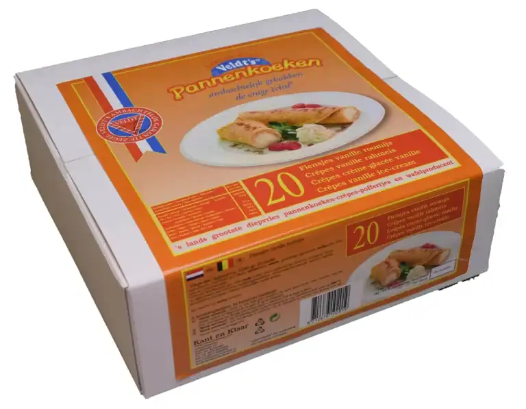 Flensjes / Crêpes Vanille Roomijs