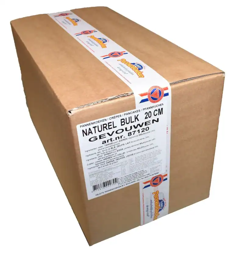 Naturel Pannenkoek 20 Cm Gevouwen Bulk