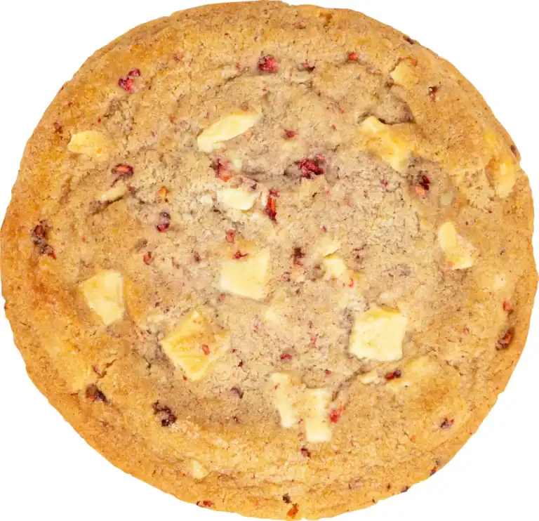 Raspberry White Choc Cookie Puck
