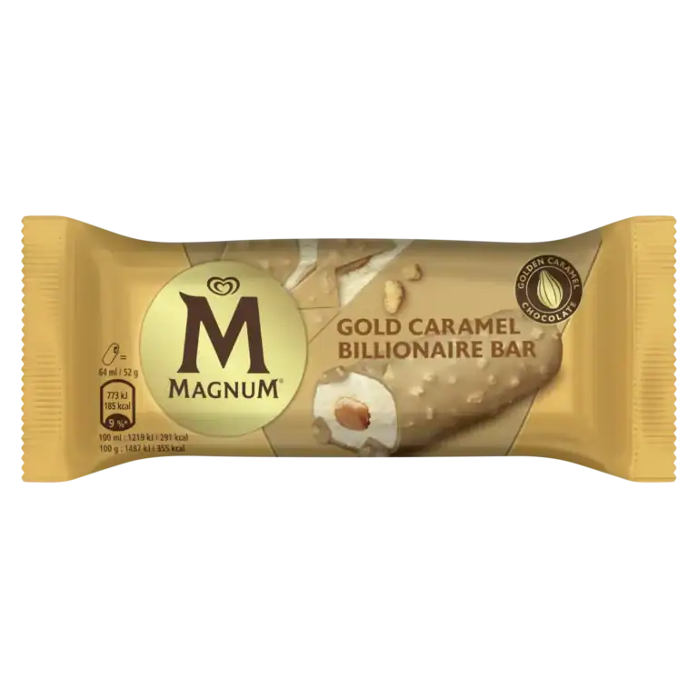 Magnum Gold Caramel Billionaire Bar