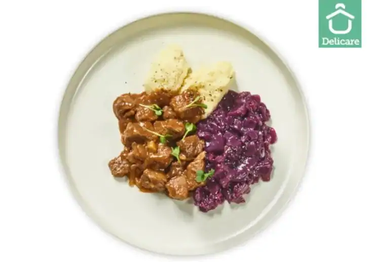 Jachtschotel Met Rode Kool En Aardappelpuree (Natriumarm)