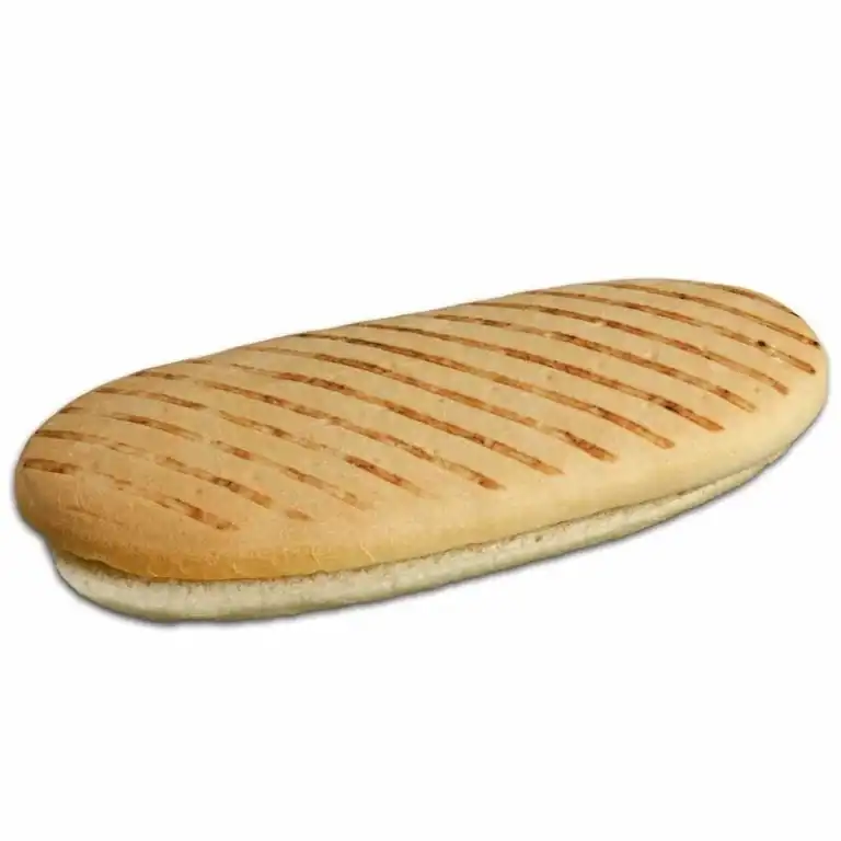 Wit Tarwe Panino Gegrild Voorgesneden